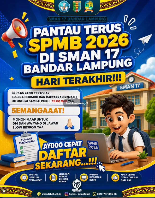 HARI PERTAMA SPMB 2027 BANDAR LAMPUNG