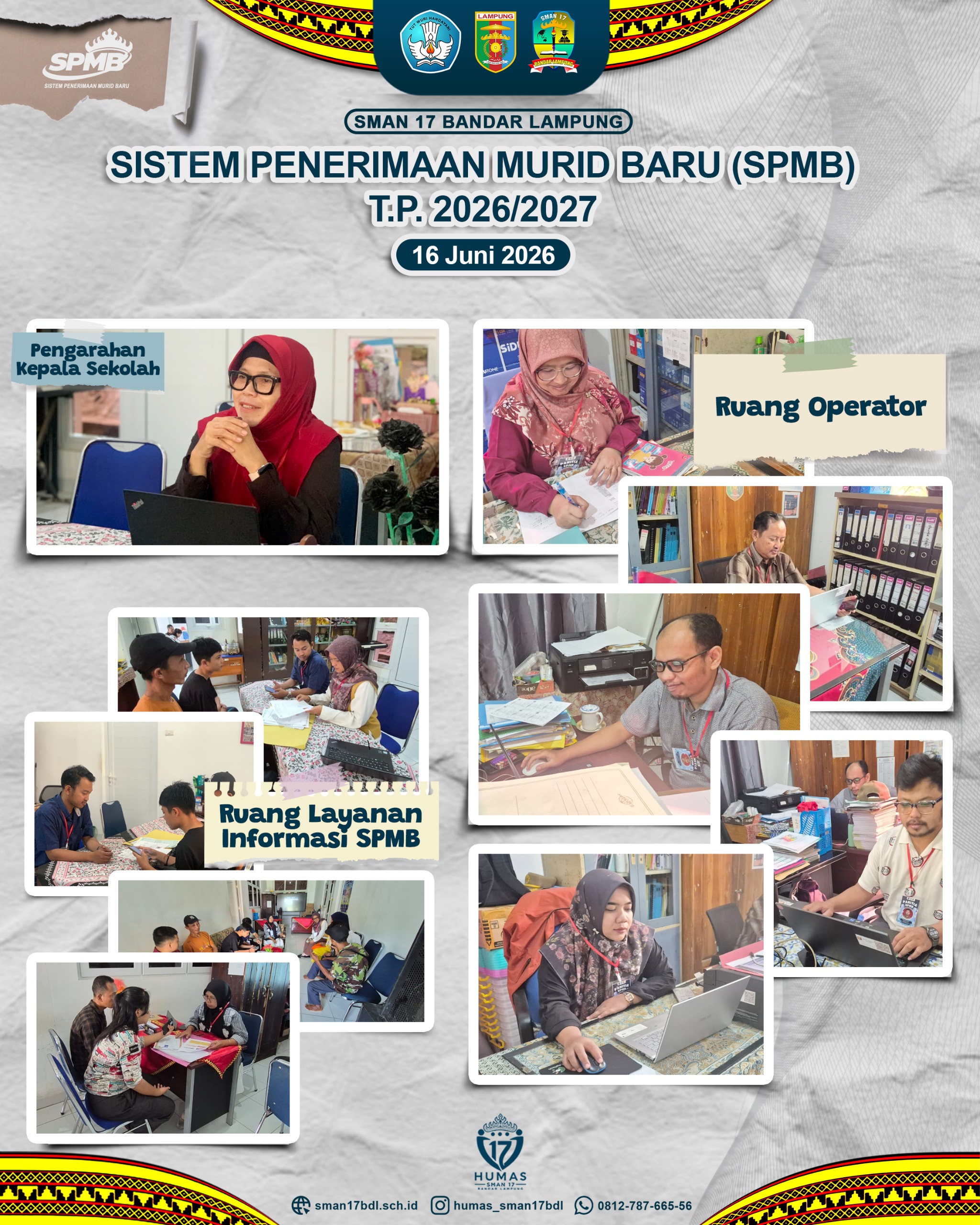 Serbuan Pendaftar Berburu Sekolah Gratis, SMAN 17 Bandar Lampung Jadi Incaran Hingga Panitia Kewalahan